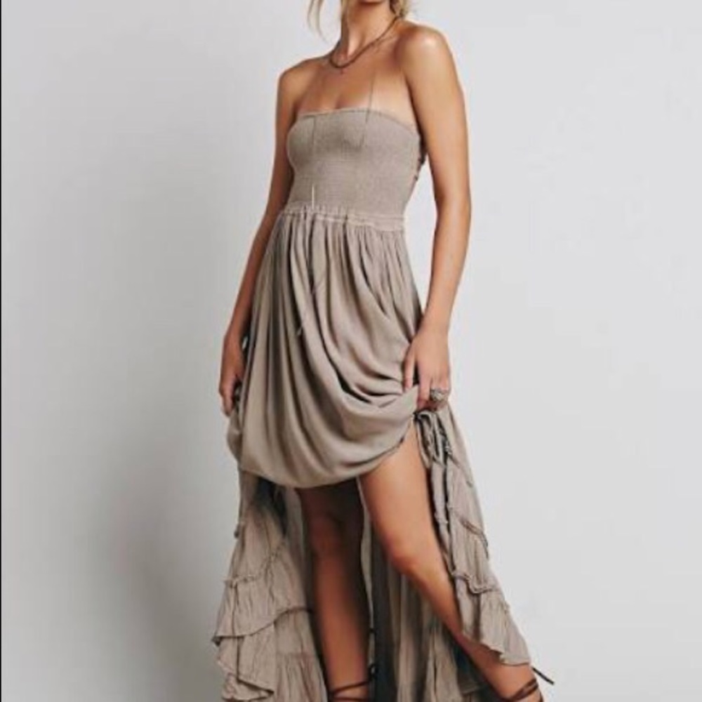 Free People Extratropical Dress in Taupe